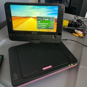 Sony DVD player with accessories